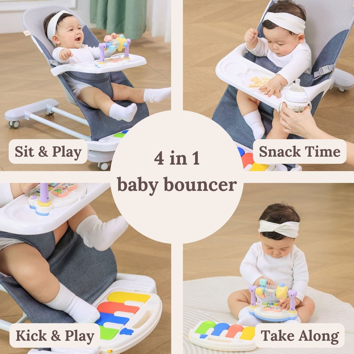 Best 4 in 1 Baby Bouncer 2025 – Cuddobaby