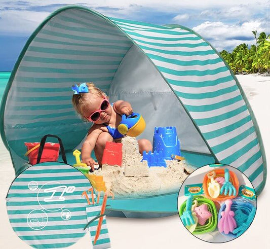Cuddobaby Summertime - Baby Beach Tent with Pool and Beach Toys - Cuddo BabyCuddobaby Summertime - Baby Beach Tent with Pool and Beach Toys - Cuddobaby