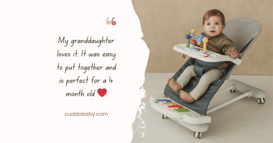The Travel-Friendly Montessori Baby Bouncer for Modern Families - Cuddobaby