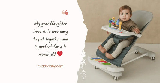 The Travel-Friendly Montessori Baby Bouncer for Modern Families - Cuddobaby