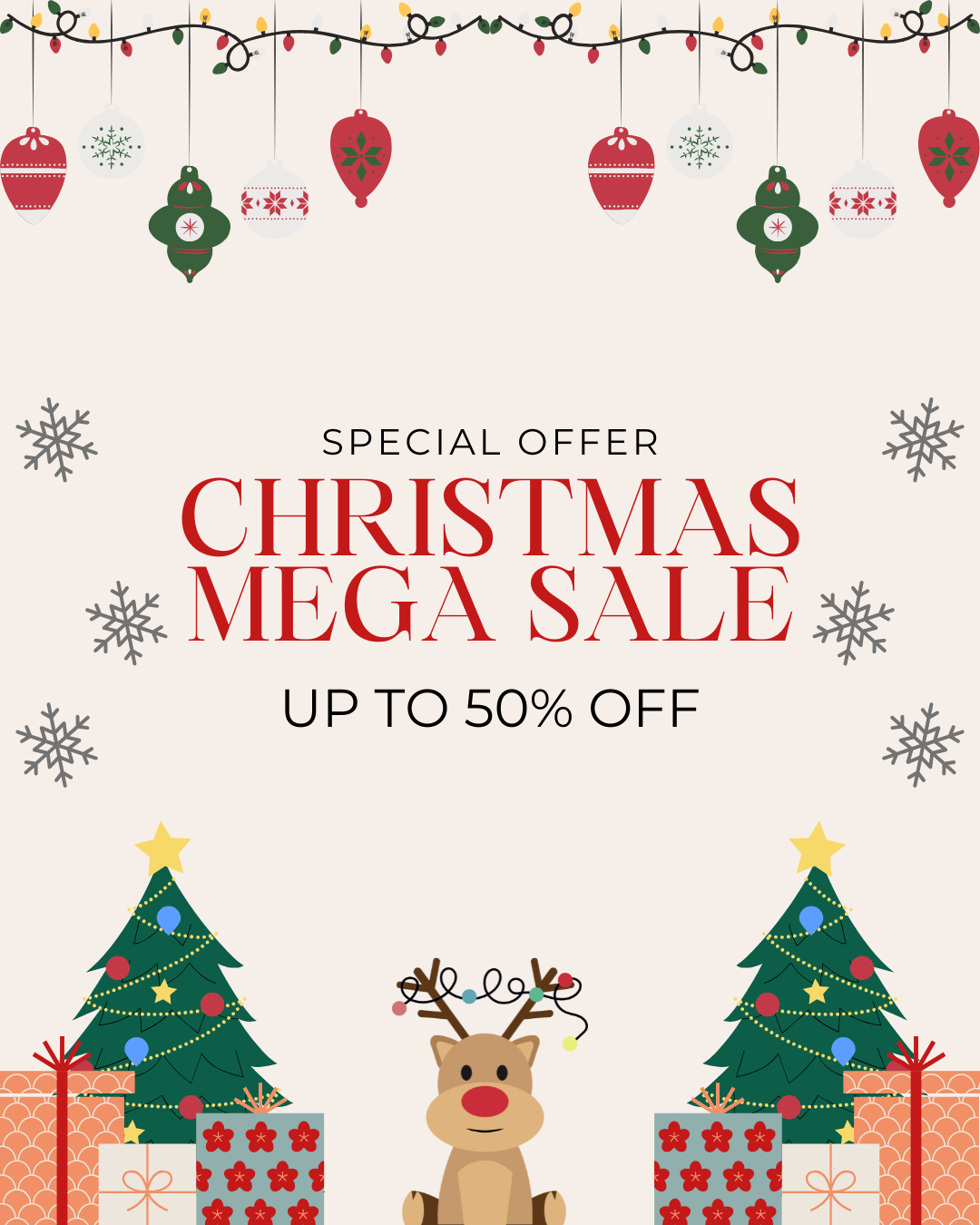 Christmas Sale Up to 50% OFF
