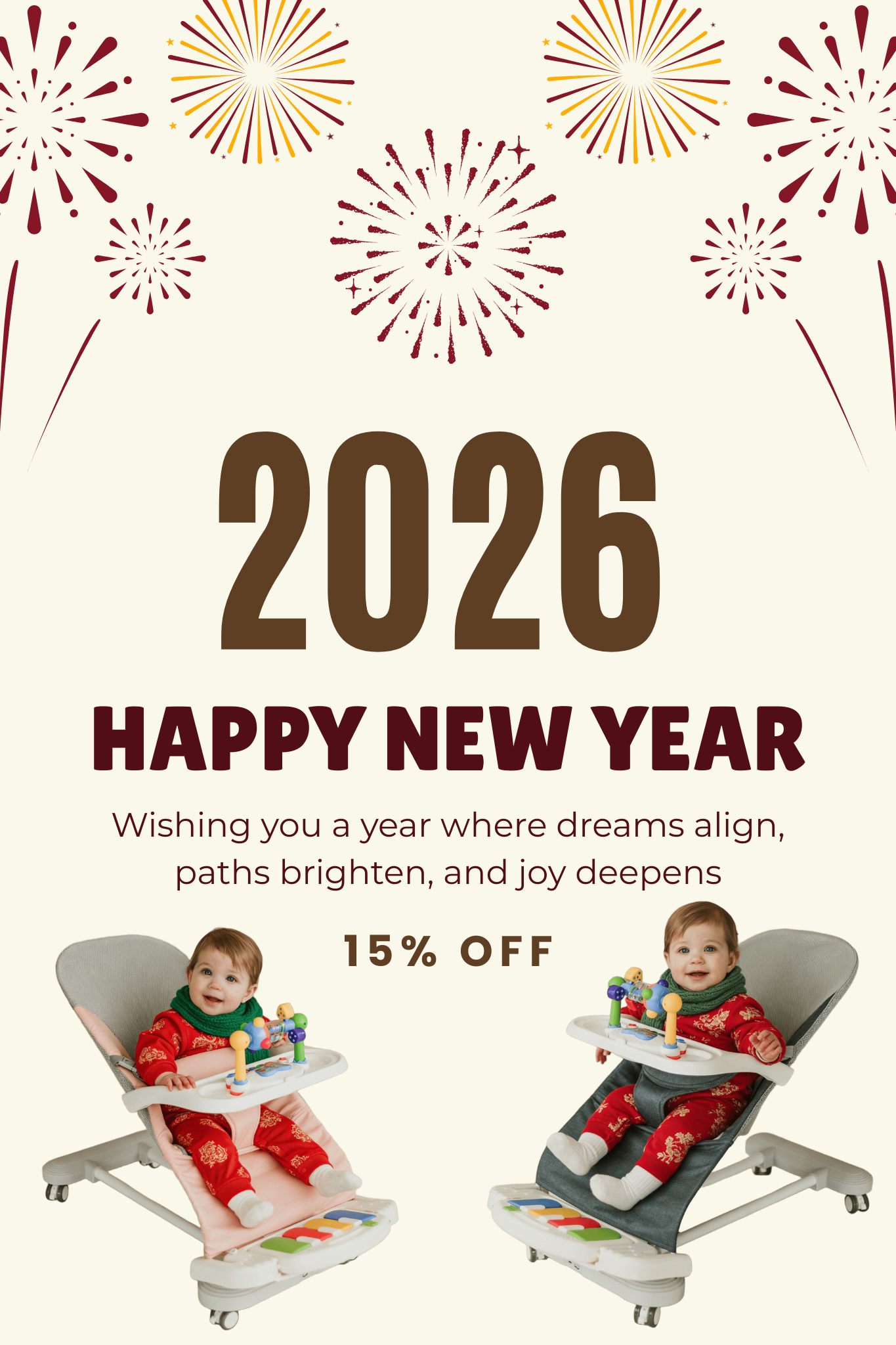 Cuddobaby 2026 New Year Sales Banner