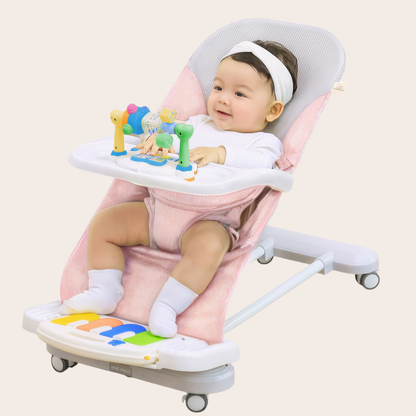 Cuddobaby 4-in-1 Baby Bouncer Fun | Pink