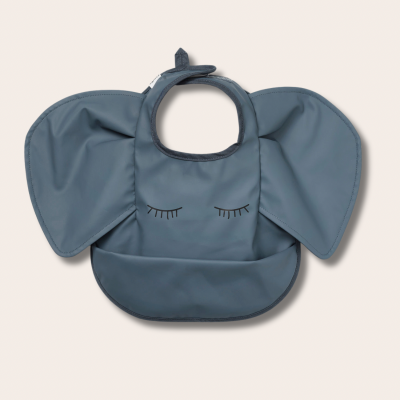 Cuddobaby Baby Bib | Elephant Blue