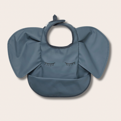 Cuddobaby Baby Bib | Elephant Blue