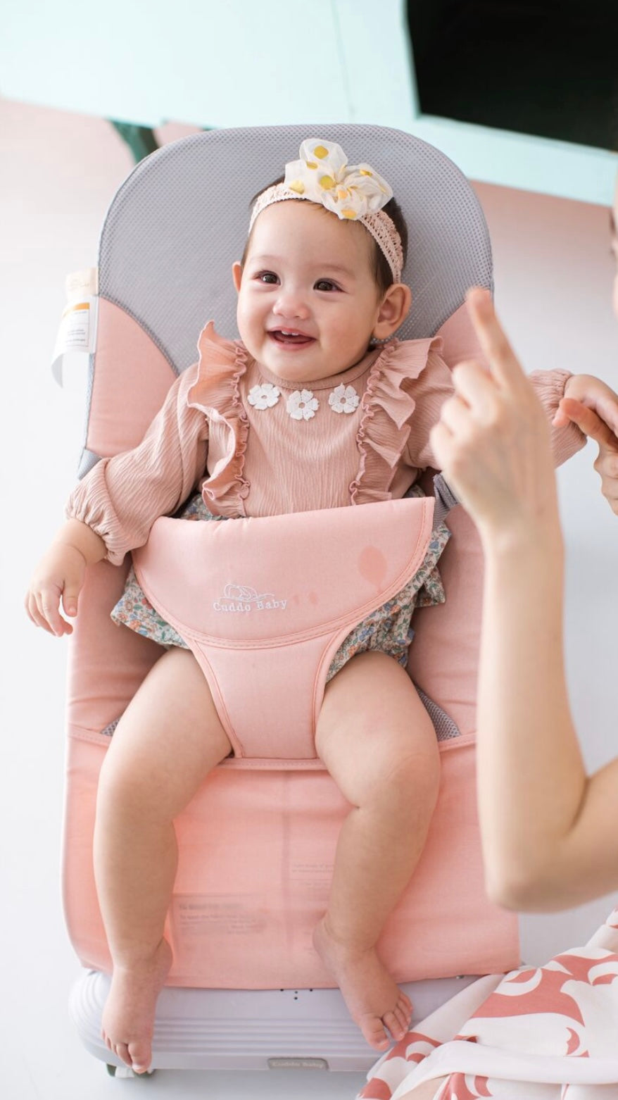 Cuddobaby Bouncer Basic | Pink