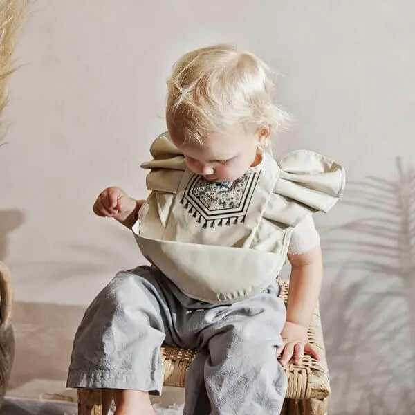 Cuddobaby Baby Bib - Cuddo BabyCuddobaby bib grey