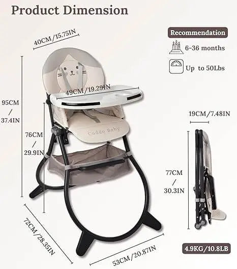 Cuddobaby Purrfect High Chair - Cuddo BabyCuddobaby Purrfect High Chair Me