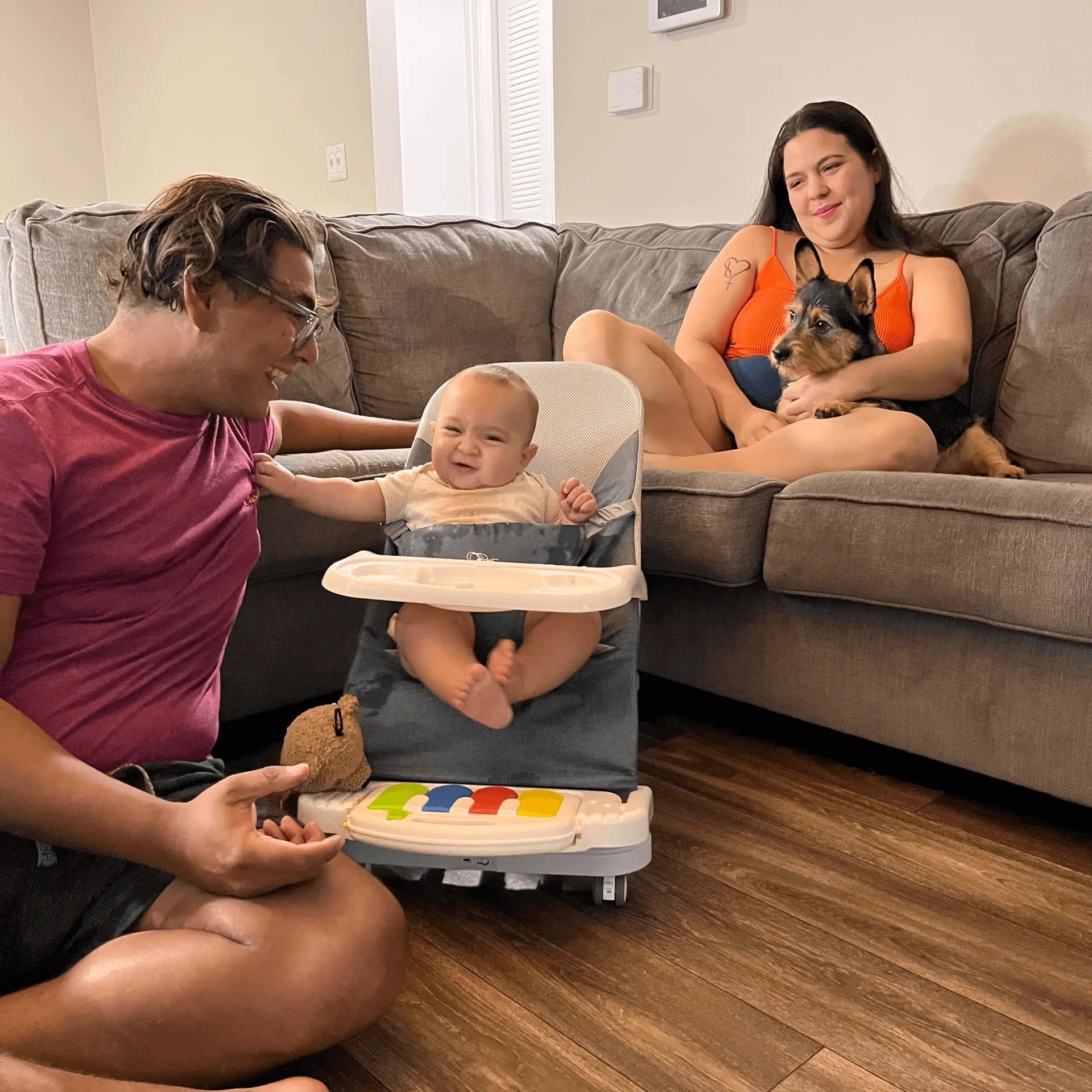 Cuddobaby™ 4 - in - 1 Baby Bouncer – One Seat, Endless Use - CuddobabyCuddobaby™ 4 - in - 1 Baby Bouncer – One Seat, Endless Use