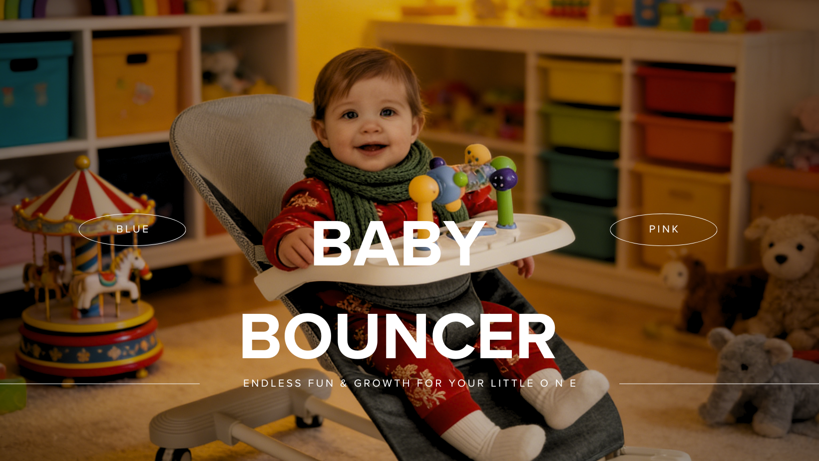 A portable infant rocker stored neatly in a closet