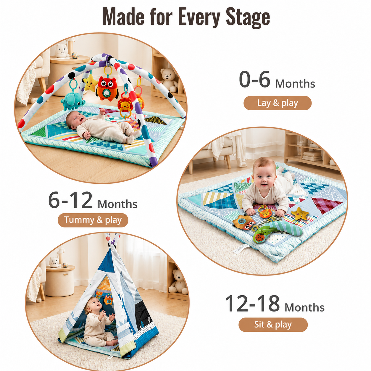 Cuddobaby Grow With Me Play Mat