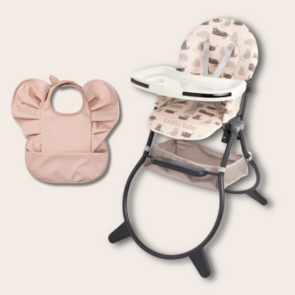 High Chair | Friends + Free Powder Pink Bib