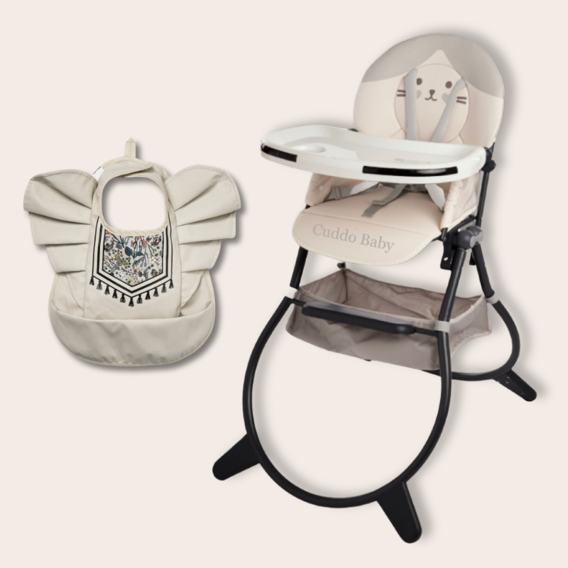 High Chair | Me + Free Vintage Flower Bib