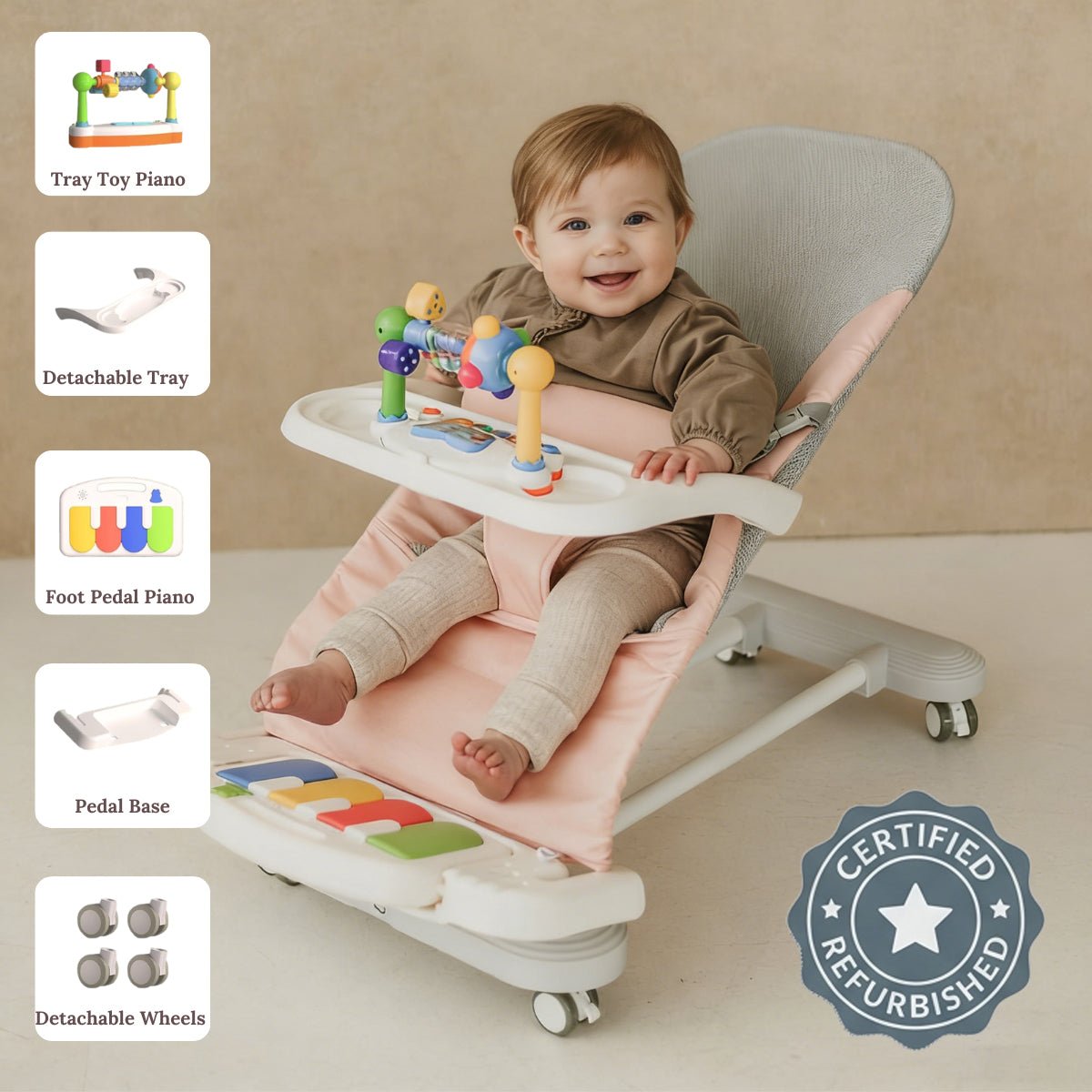 Cuddobaby 4-in-1 Baby Bouncer - CuddobabyCuddobaby 4-in-1 Baby Bouncer