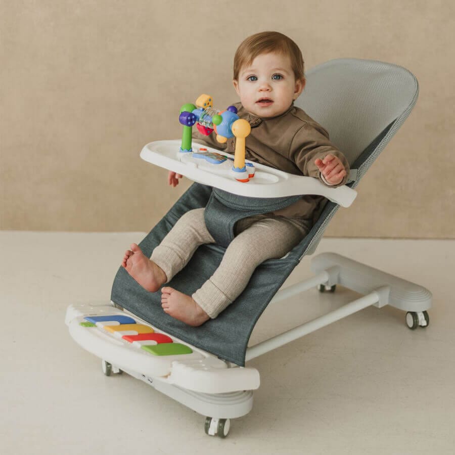 Cuddobaby 4-in-1 Baby Bouncer H-Shaped Steel Frame for Durability