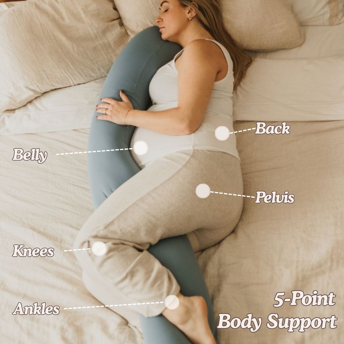 Cuddobaby 5 - in - 1 Pregnancy Pillow - CuddobabyCuddobaby 5 - in - 1 Pregnancy Pillow