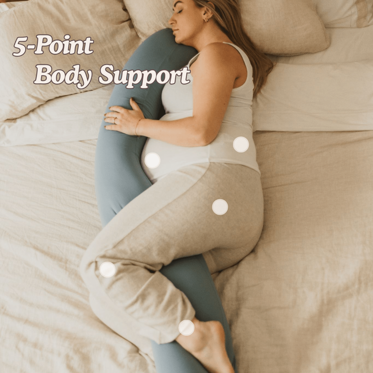 Cuddobaby 5 - in - 1 Pregnancy Pillow - CuddobabyCuddobaby 5 - in - 1 Pregnancy Pillow