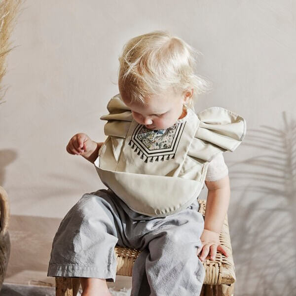 Cuddobaby Baby Bib - Cuddo BabyCuddobaby bib grey