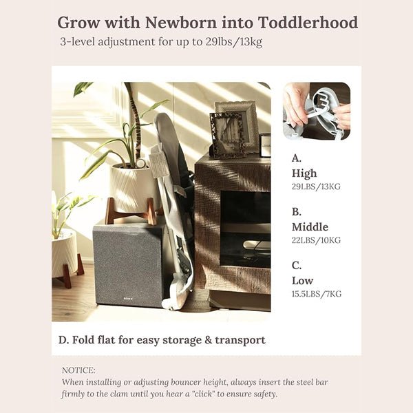 CuddoBaby Baby Bouncer 4 - in - 1 on Wheels - Pink - CuddobabyCuddoBaby Baby Bouncer 4 - in - 1 on Wheels - Pink