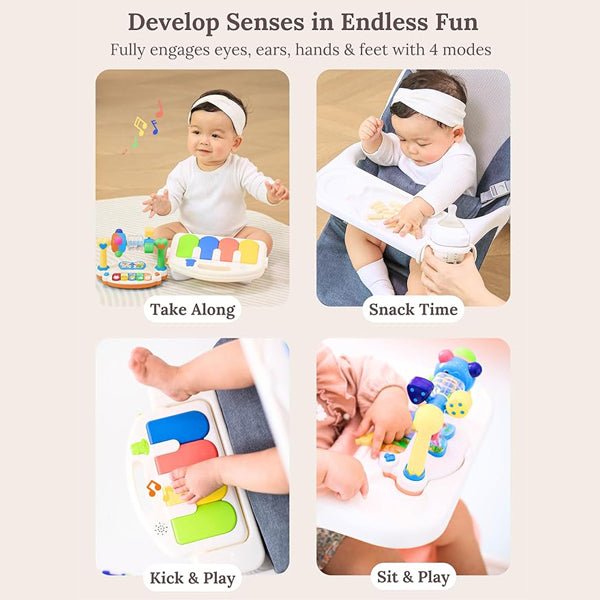 CuddoBaby Baby Bouncer 4 - in - 1 on Wheels - Pink - CuddobabyCuddoBaby Baby Bouncer 4 - in - 1 on Wheels - Pink