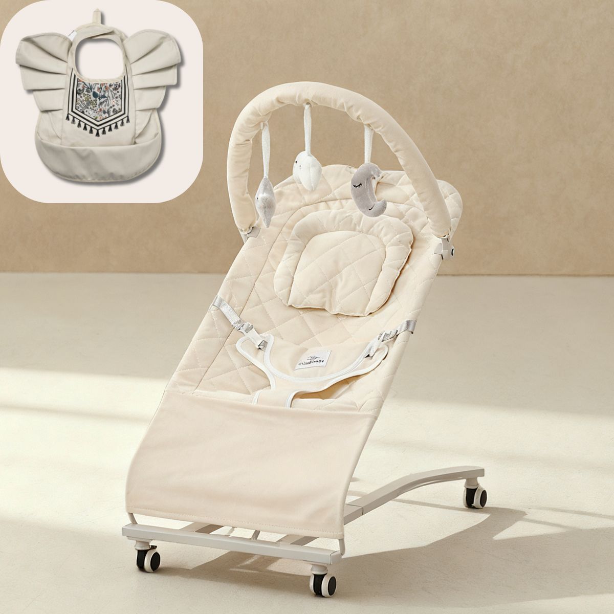 Cuddobaby Baby Bouncer Newborn – Safe, Soothing & Foldable - CuddobabyCuddobaby Baby Bouncer Newborn – Safe, Soothing & Foldable