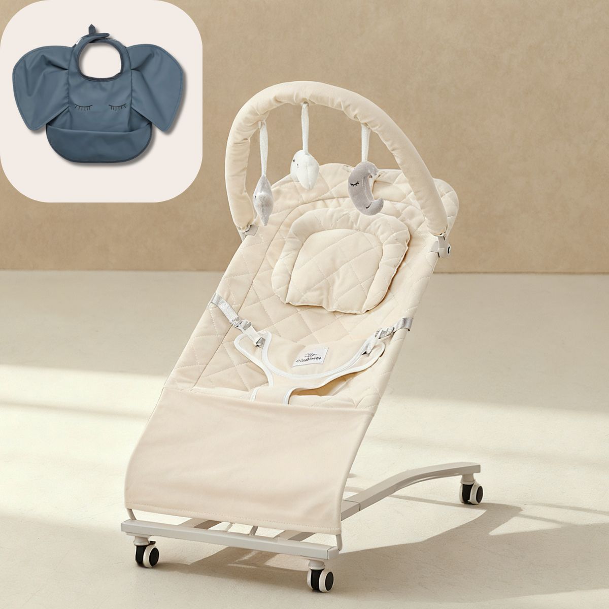 Cuddobaby Baby Bouncer Newborn – Safe, Soothing & Foldable - CuddobabyCuddobaby Baby Bouncer Newborn – Safe, Soothing & Foldable