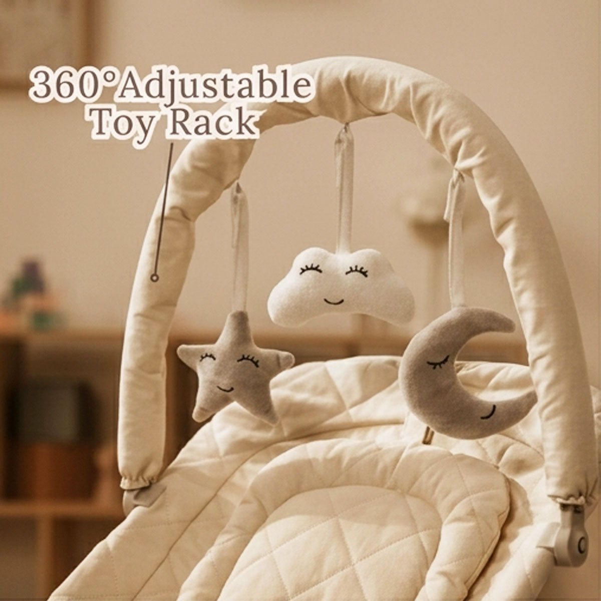 Cuddobaby Baby Bouncer Newborn – Safe, Soothing & Foldable - Cuddobaby