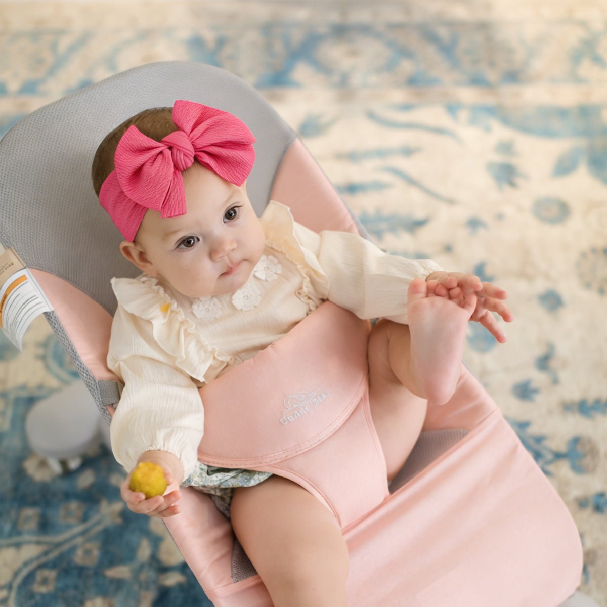 Cuddobaby Baby Girl Headbands - Nylon Bow Hair Accessories Pink - CuddobabyCuddobaby Baby Girl Headbands - Nylon Bow Hair Accessories Pink