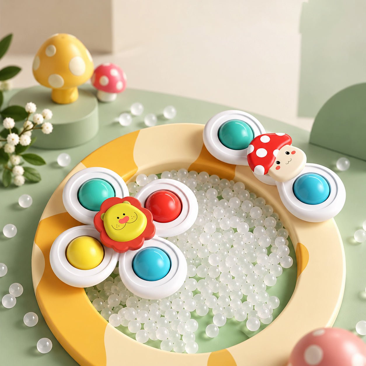 Cuddobaby Bath Seat Animal Suction Cup Toys - 3 pcs - CuddobabyCuddobaby Bath Seat Animal Suction Cup Toys - 3 pcs
