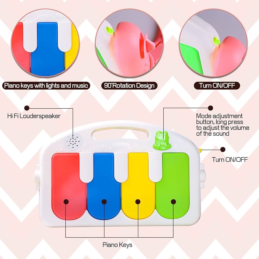 Cuddobaby Bouncer Foot Pedal Piano - Cuddo BabyCuddobaby Bouncer Foot Pedal Piano