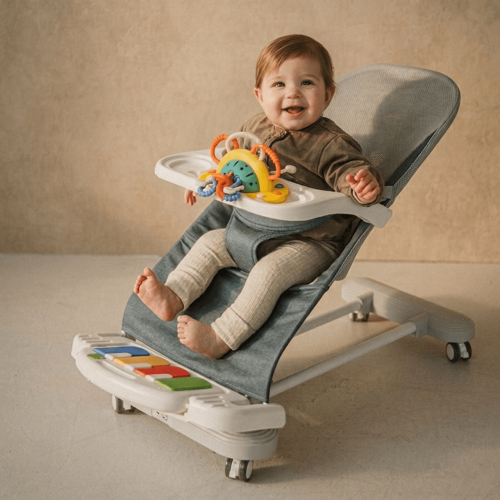 Cuddobaby Montessori Suction Cup Toy – For 4 - in - 1 Baby Bouncer, High Chair & Bath Seat - CuddobabyCuddobaby Montessori Suction Cup Toy – For 4 - in - 1 Baby Bouncer, High Chair & Bath Seat