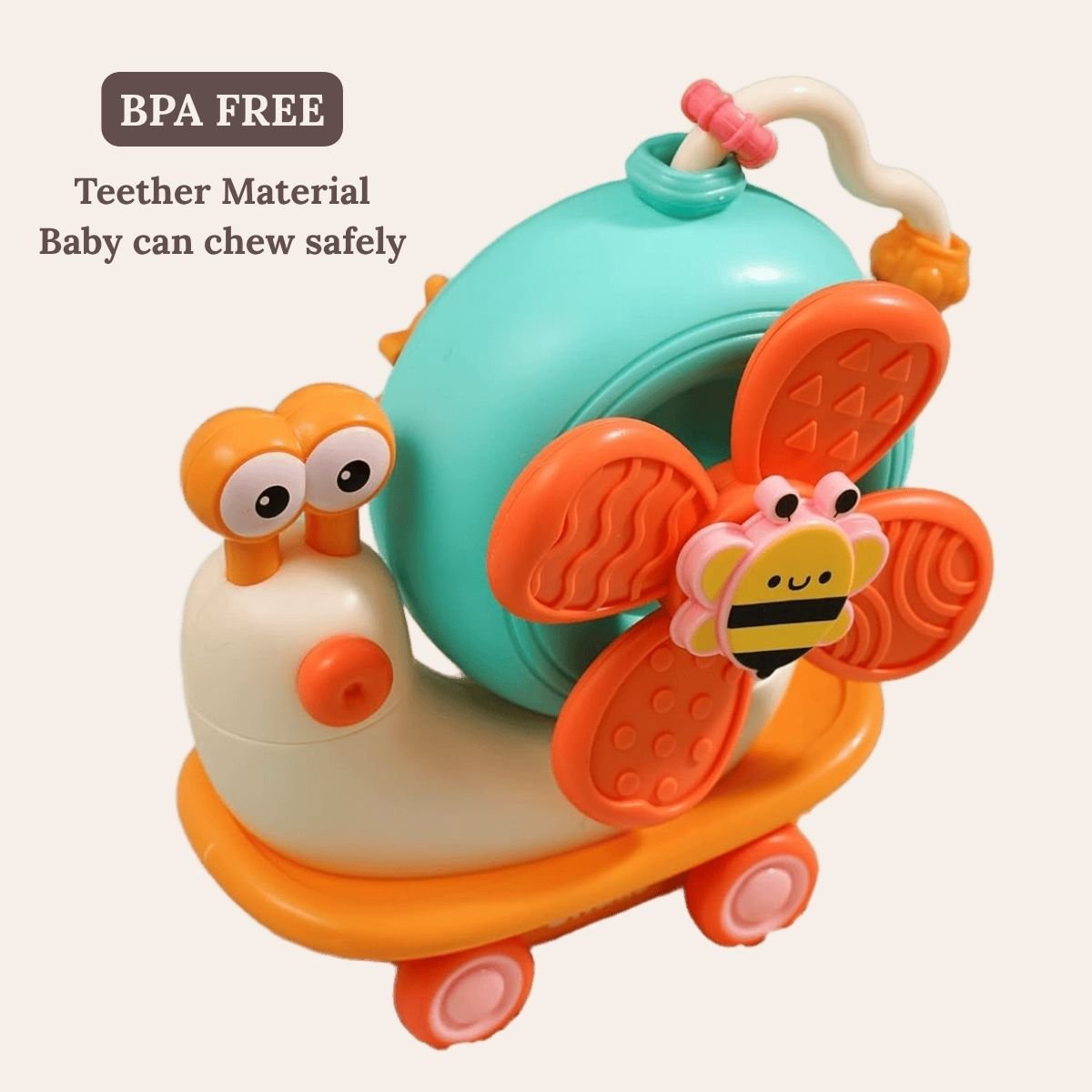 Cuddobaby Multi - Montessori Snail Toy – Smart Playtime for Little Explorers - CuddobabyCuddobaby Multi - Montessori Snail Toy – Smart Playtime for Little Explorers