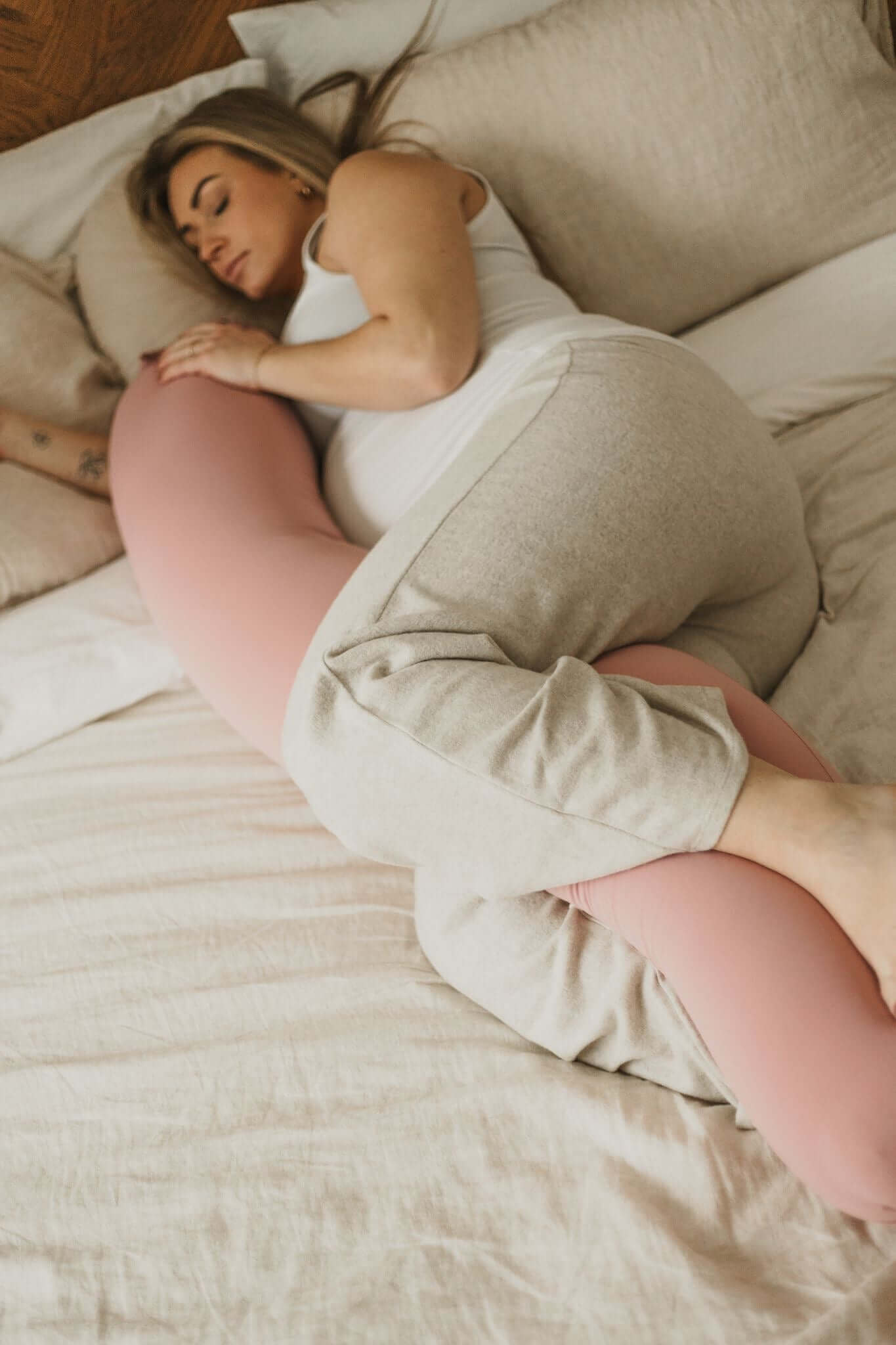 Cuddobaby Pregnancy Pillow - 5 - IN - 1 Versatile with Durability - Cuddo BabyCuddobaby Pregnancy Pillow Pink