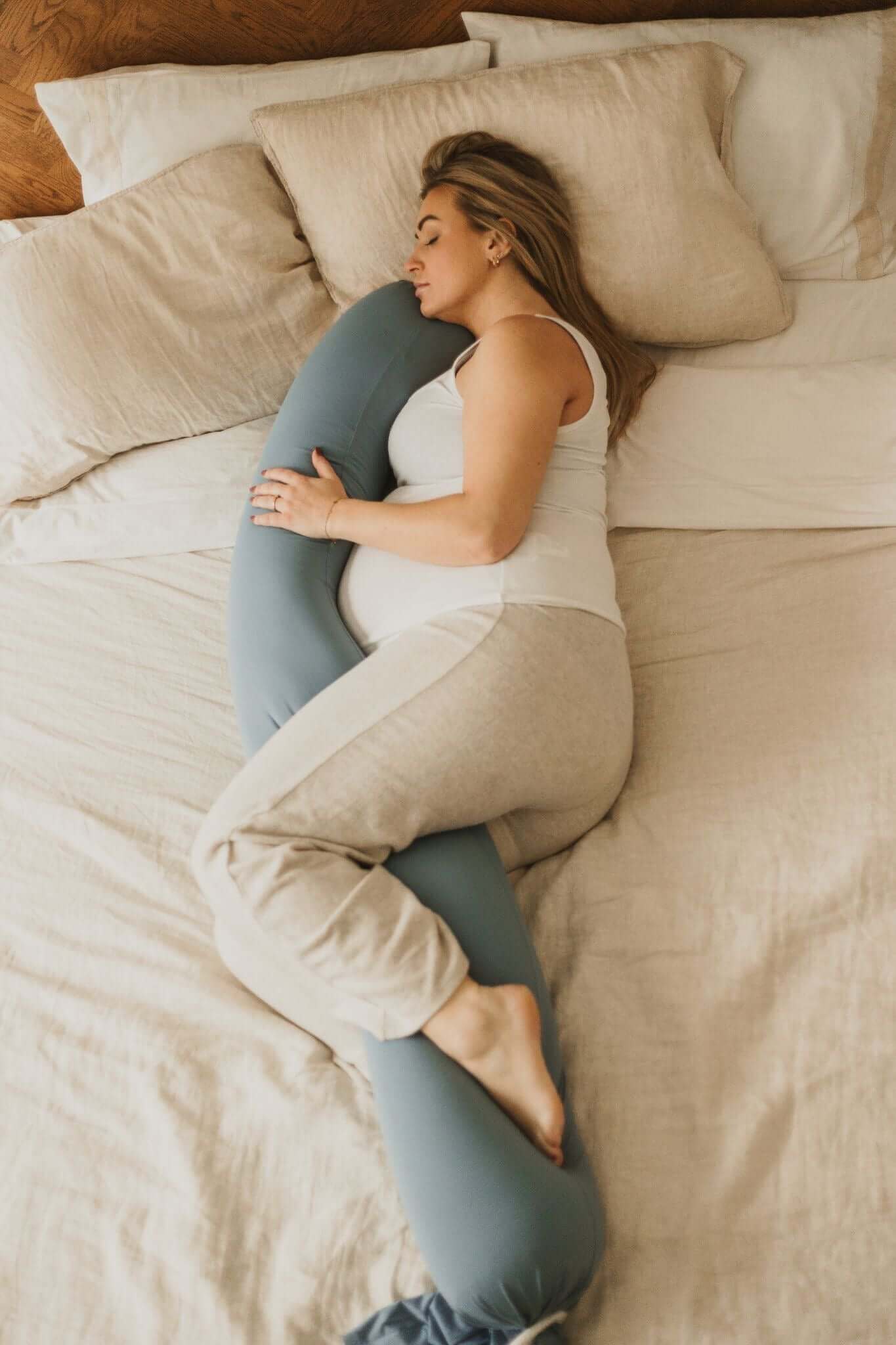 Cuddobaby Pregnancy Pillow - 5 - IN - 1 Versatile with Durability - Cuddo BabyCuddobaby Pregnancy Pillow Blue