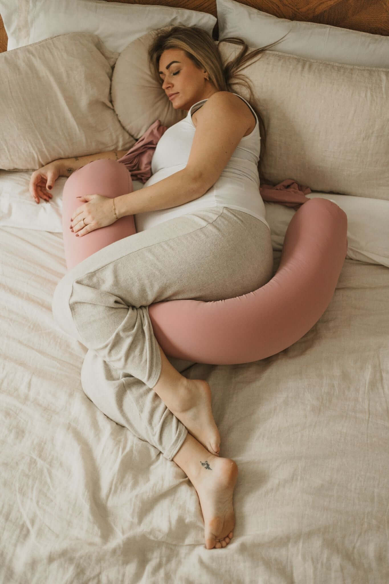 Cuddobaby Pregnancy Pillow - 5 - IN - 1 Versatile with Durability - Cuddo BabyCuddobaby Pregnancy Pillow Pink