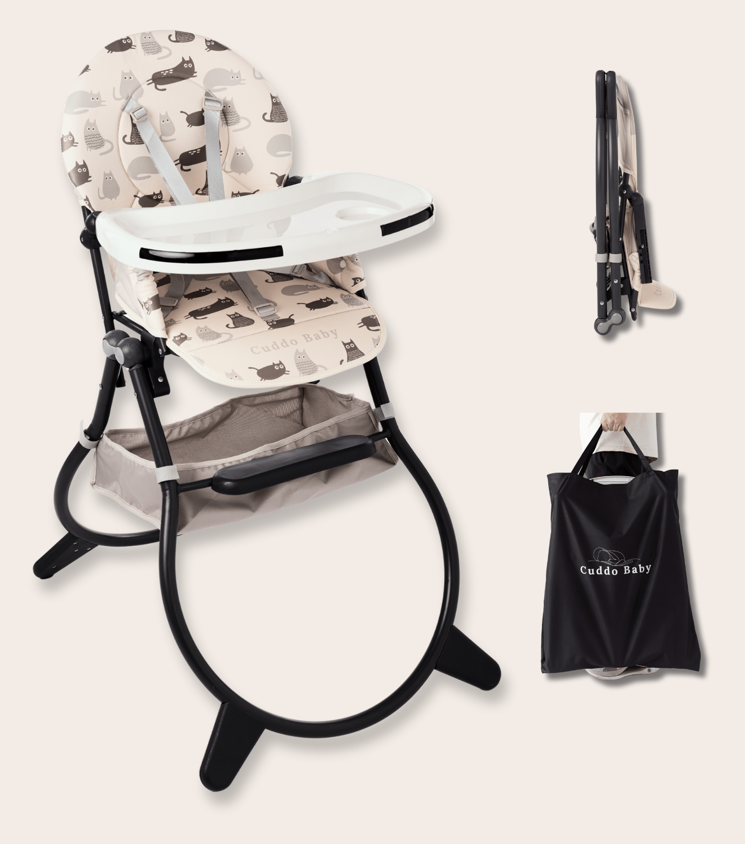 Cuddobaby Purrfect High Chair - Cuddo BabyCuddobaby Purrfect High Chair Friends