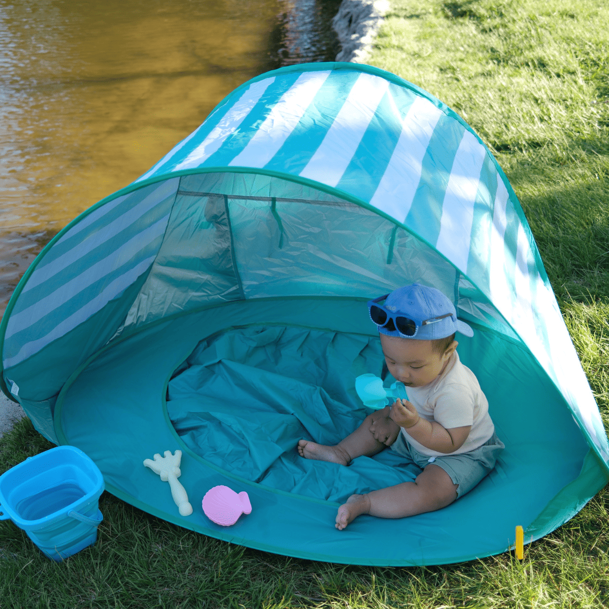 Cuddobaby Summertime - Baby Beach Tent with Pool and Beach Toys - CuddobabyCuddobaby Summertime - Baby Beach Tent with Pool and Beach Toys
