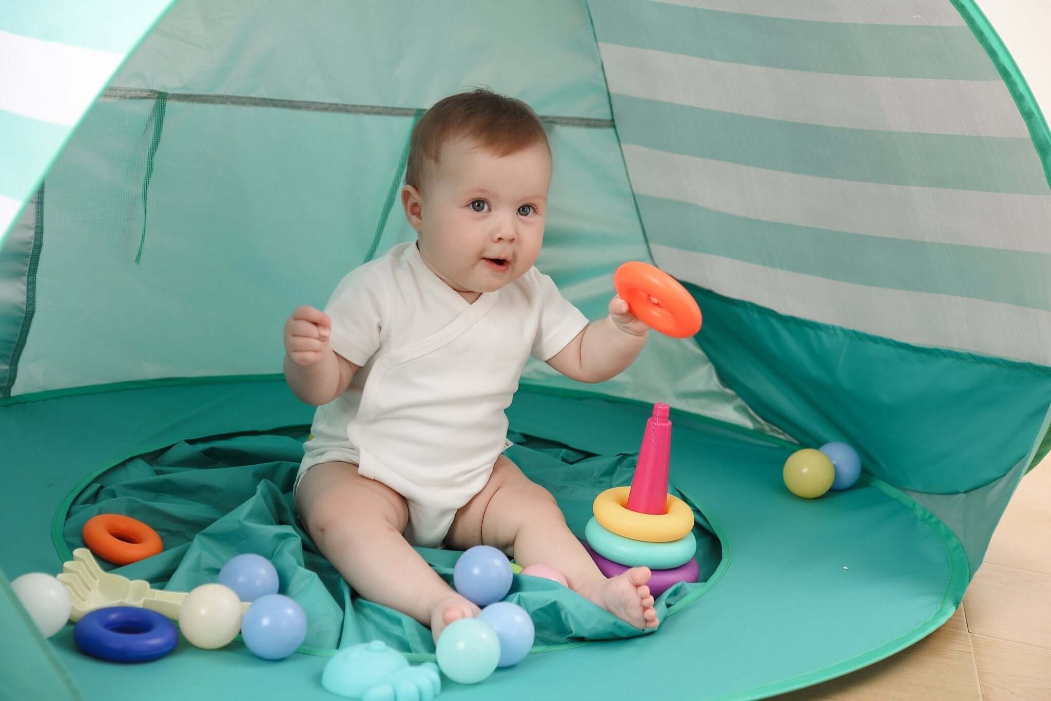 Cuddobaby Summertime - Baby Beach Tent with Pool and Beach Toys - CuddobabyCuddobaby Summertime - Baby Beach Tent with Pool and Beach Toys